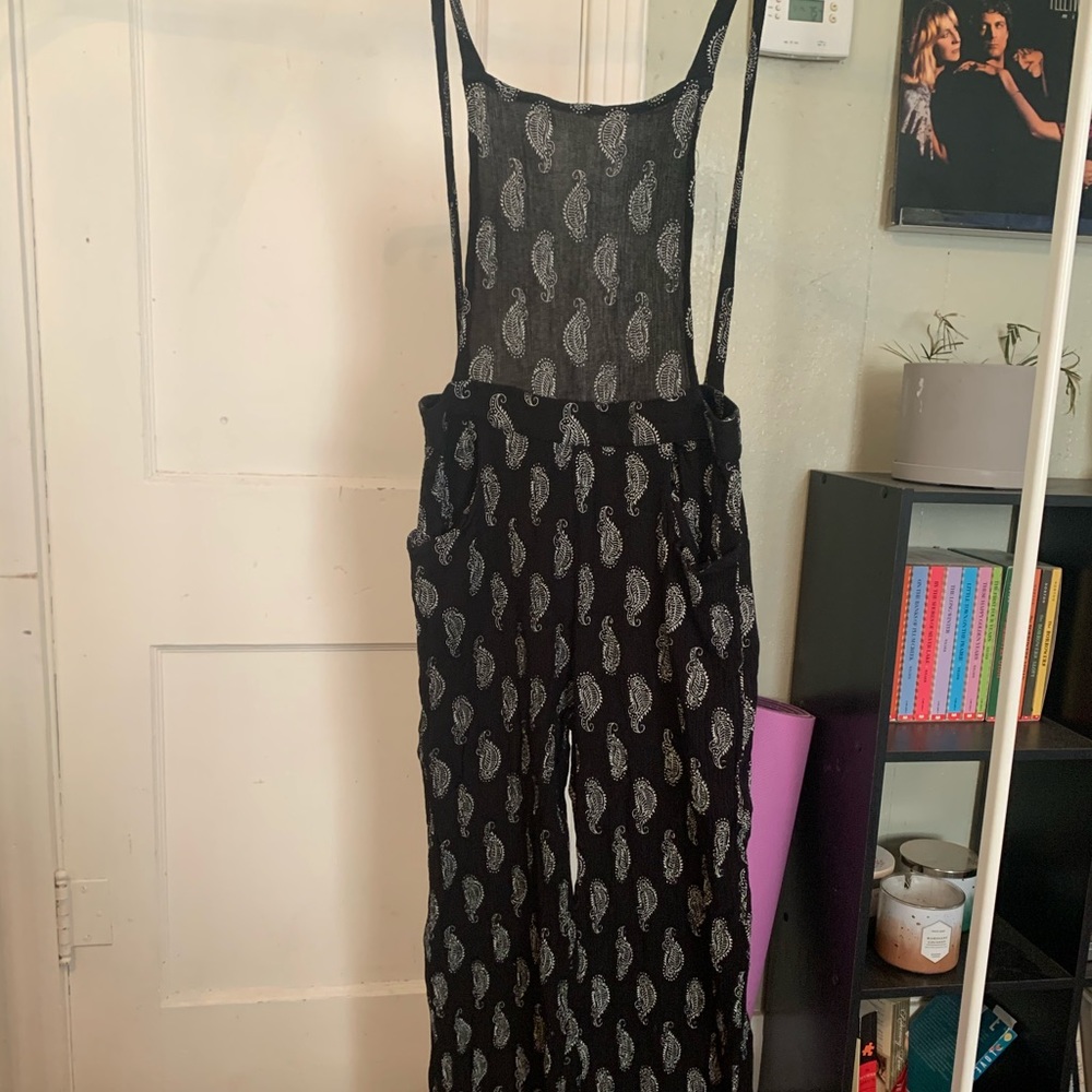 Paisley printed romper